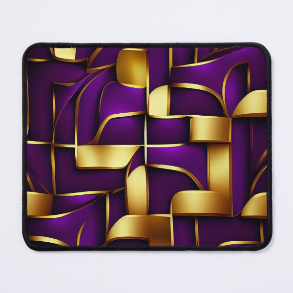 Item preview, Imperial Elegance: A Luxurious Gold and Purple Pattern designed and sold by HiArtify ❤️.