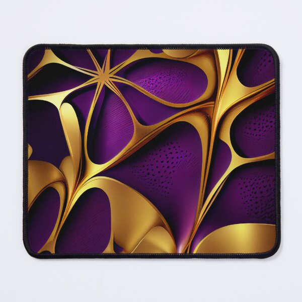 Item preview, Imperial Elegance: A Luxurious Gold and Purple Pattern designed and sold by HiArtify ❤️.