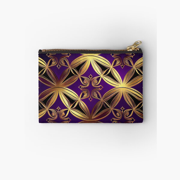 Item preview, Imperial Elegance: A Luxurious Gold and Purple Pattern designed and sold by HiArtify ❤️.
