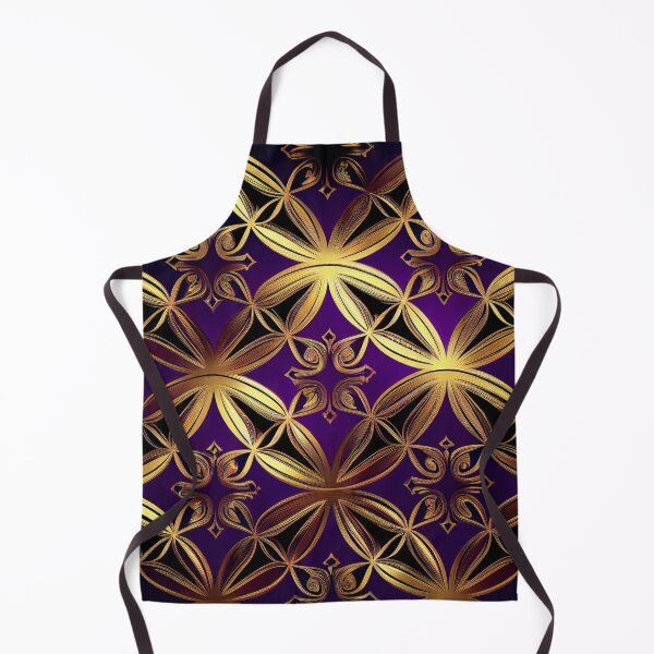 Item preview, Imperial Elegance: A Luxurious Gold and Purple Pattern designed and sold by HiArtify ❤️.