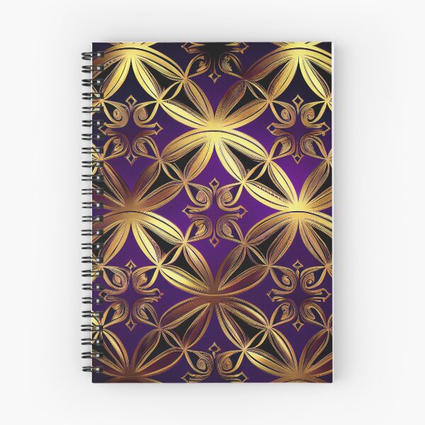 Item preview, Imperial Elegance: A Luxurious Gold and Purple Pattern designed and sold by HiArtify ❤️.