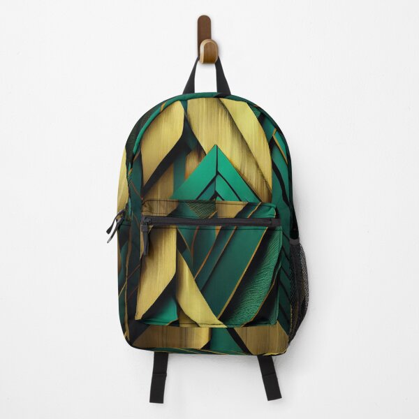 Item preview, Elegant Emerald: A Gold and Green Graphic Design designed and sold by HiArtify ❤️.