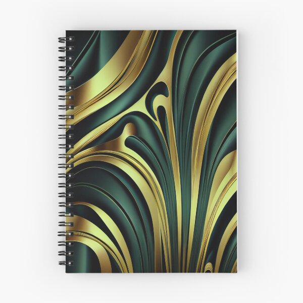 Item preview, Elegant Emerald: A Gold and Green Graphic Design designed and sold by HiArtify ❤️.