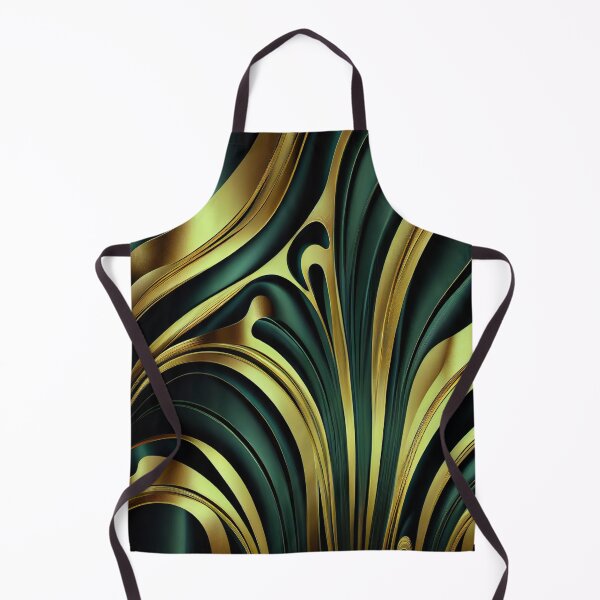 Item preview, Elegant Emerald: A Gold and Green Graphic Design designed and sold by HiArtify ❤️.