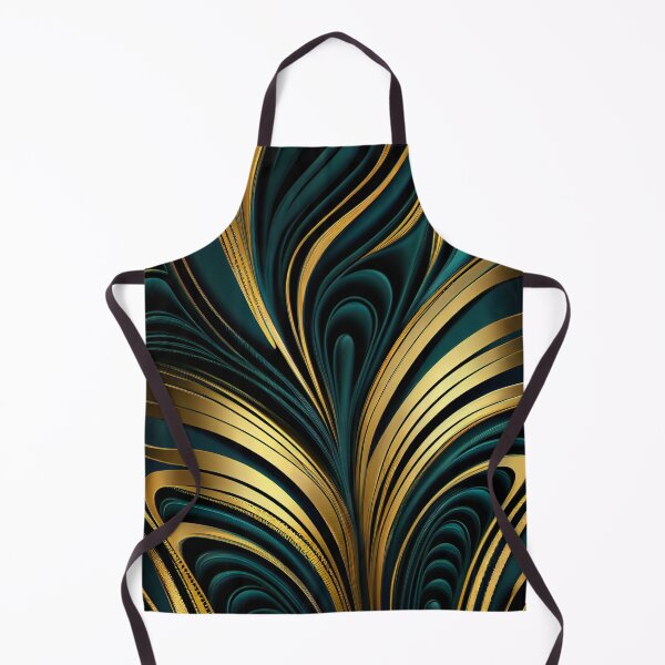 Item preview, Elegant Emerald: A Gold and Green Graphic Design designed and sold by HiArtify ❤️.