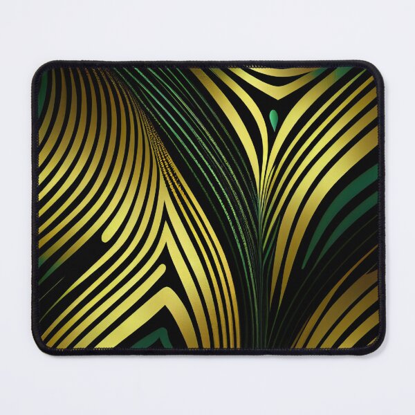 Item preview, Elegant Emerald: A Gold and Green Graphic Design designed and sold by HiArtify ❤️.