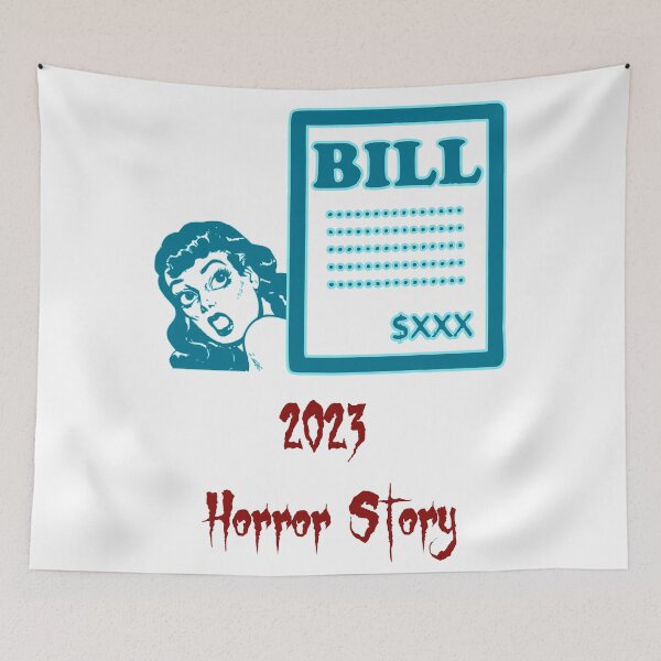 Item preview, '2023 Horror Story' FUD Design - Stock and Crypto Trading Problems designed and sold by Ridiculam Toga.