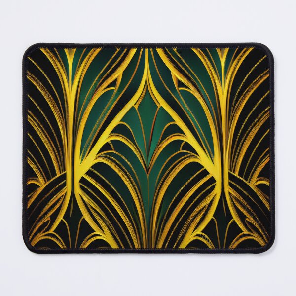Item preview, Elegant Emerald: A Gold and Green Graphic Design designed and sold by HiArtify ❤️.