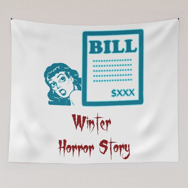 Item preview, 'Winter Horror Story' FUD Design - Stock and Crypto Trading Problems designed and sold by Ridiculam Toga.