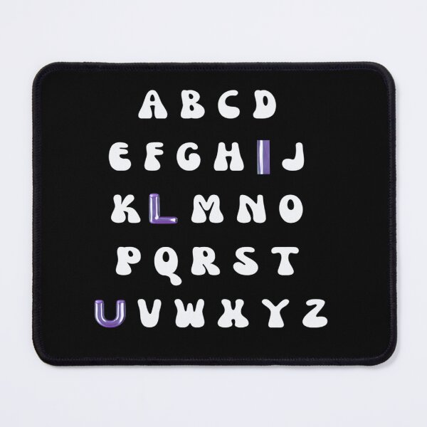 Artikelvorschau, Alphabet abc ich liebe dich entworfen und verkauft von Createwithstyle.