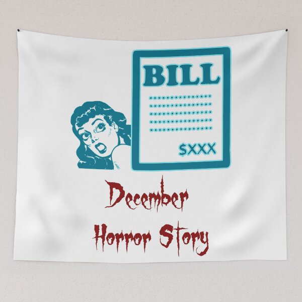 Item preview, 'December Horror Story' FUD Design - Stock and Crypto Trading Problems designed and sold by Ridiculam Toga.
