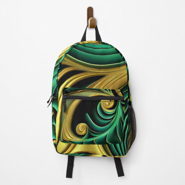 Item preview, Elegant Emerald: A Gold and Green Graphic Design designed and sold by HiArtify ❤️.