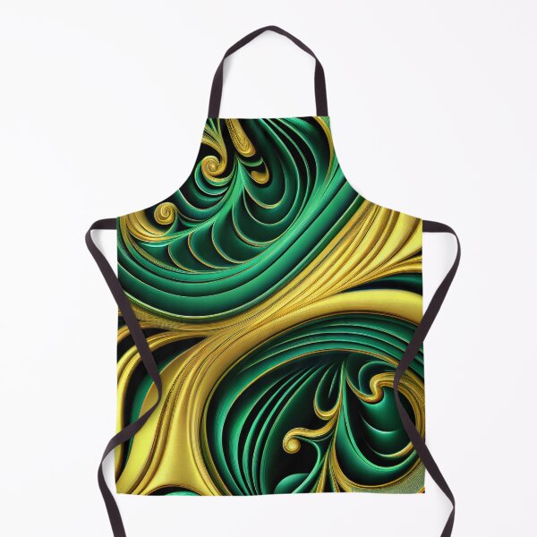 Item preview, Elegant Emerald: A Gold and Green Graphic Design designed and sold by HiArtify ❤️.
