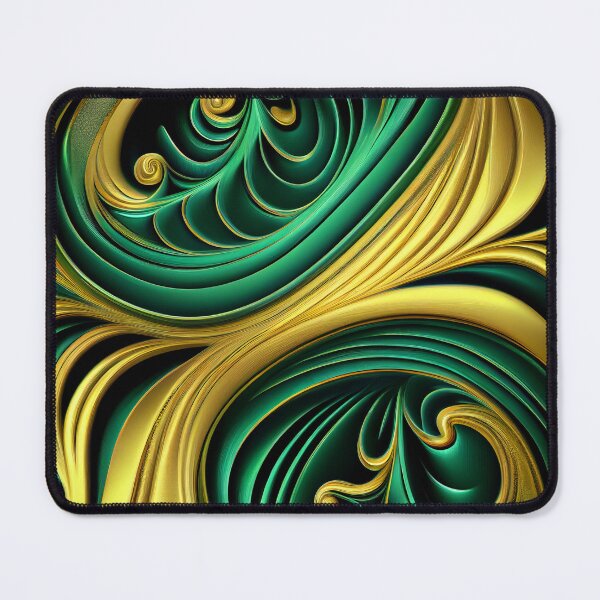 Item preview, Elegant Emerald: A Gold and Green Graphic Design designed and sold by HiArtify ❤️.