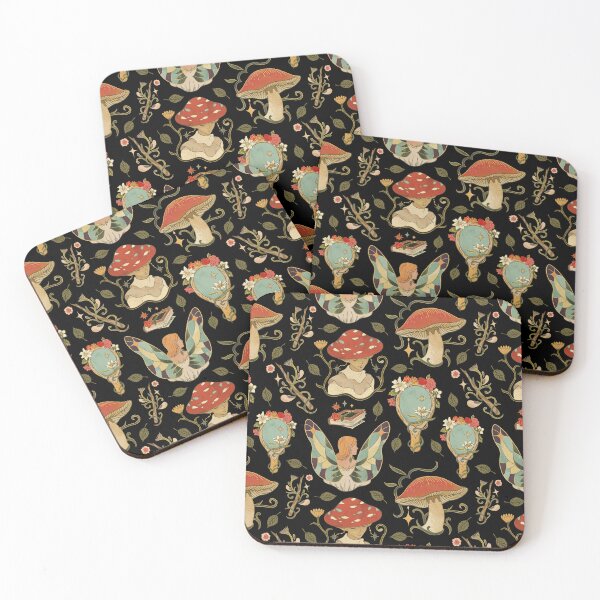 Item preview, Vegan People Life Mushroom Pattern designed and sold by SeemDev786.