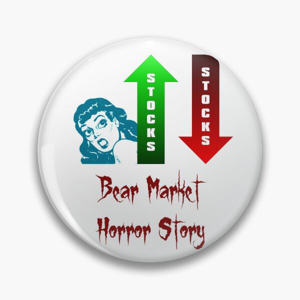 Item preview, 'Bear Market Horror Story' FUD Design - Stock and Crypto Trading Problems designed and sold by Ridiculam Toga.