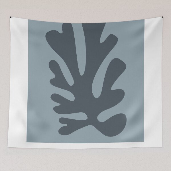 Item preview, After Matisse Flower Papiers Découpés Cut-Outs Exhibition Blue designed and sold by ahumbleconcept.