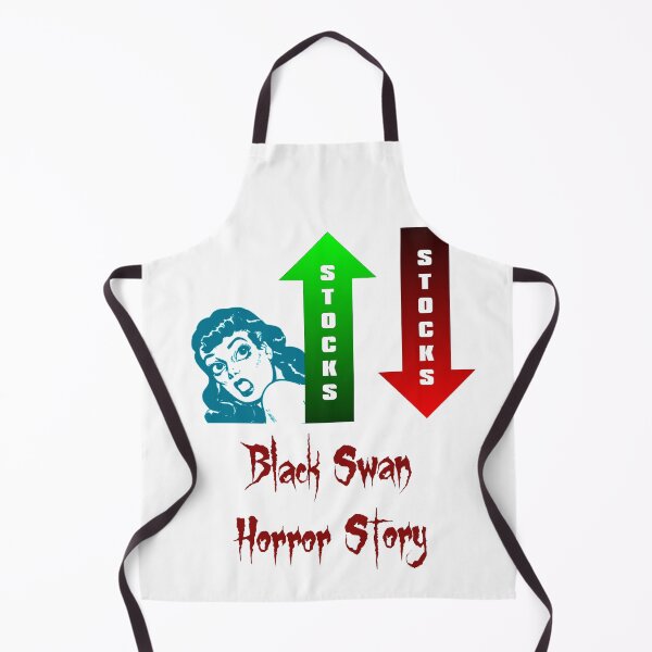 Item preview, 'Black Swan Horror Story' FUD Design - Stock and Crypto Trading Problems designed and sold by Ridiculam Toga.
