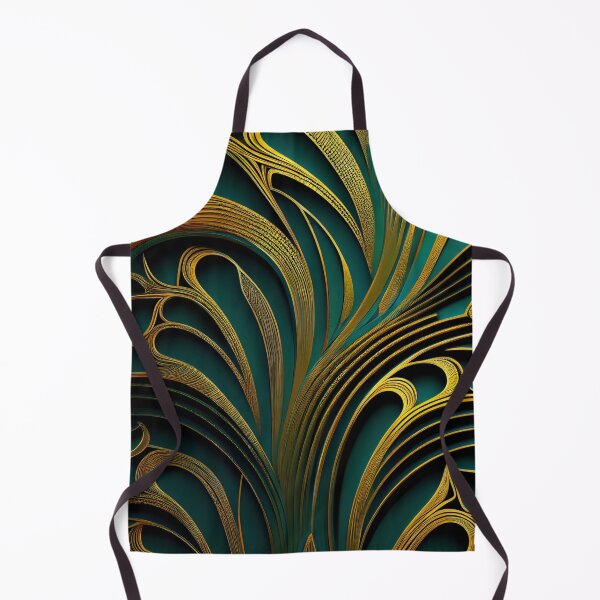 Item preview, Elegant Emerald: A Gold and Green Graphic Design designed and sold by HiArtify ❤️.