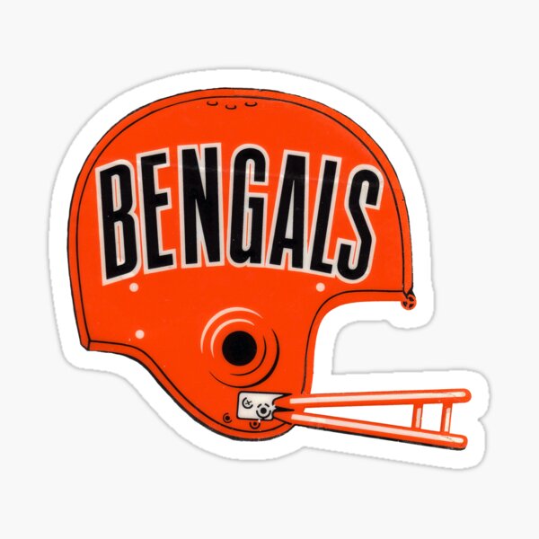 Cincinnati Bengals Helmet Sticker for Sale by Creativedfg