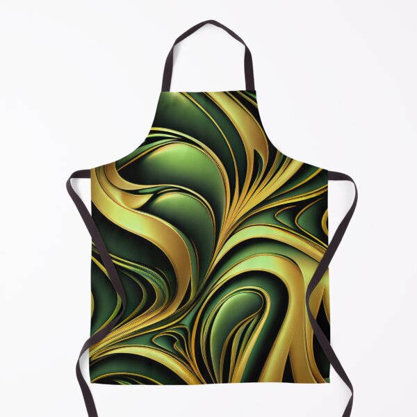 Item preview, Elegant Emerald: A Gold and Green Graphic Design designed and sold by HiArtify ❤️.