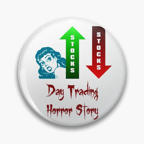 Item preview, 'Day Trading  Horror Story' FUD Design - Stock and Crypto Trading Problems designed and sold by Ridiculam Toga.