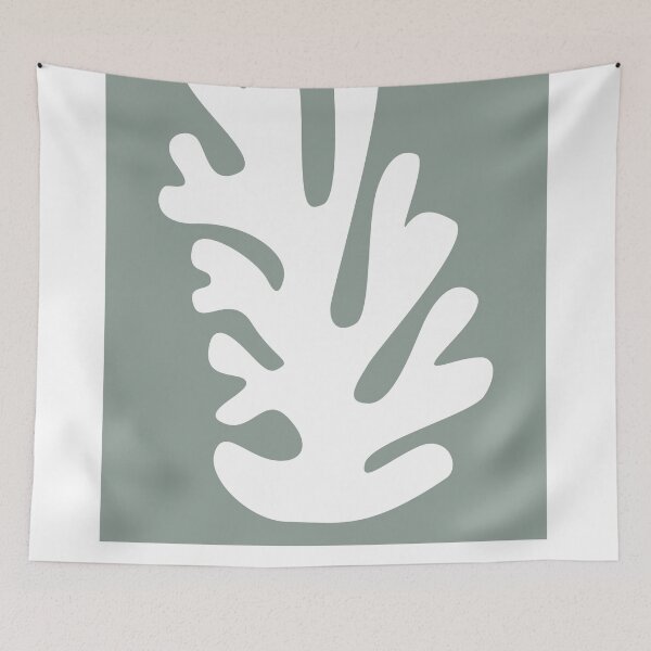 Item preview, After Matisse Flower Papiers Découpés Cut-Outs Exhibition Green designed and sold by ahumbleconcept.