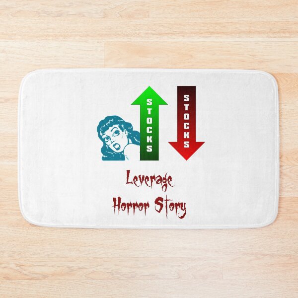 Item preview, 'Leverage  Horror Story' FUD Design - Stock and Crypto Trading Problems designed and sold by Ridiculam Toga.