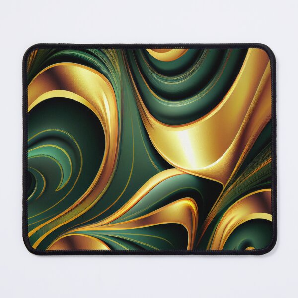 Item preview, Elegant Emerald: A Gold and Green Graphic Design designed and sold by HiArtify ❤️.