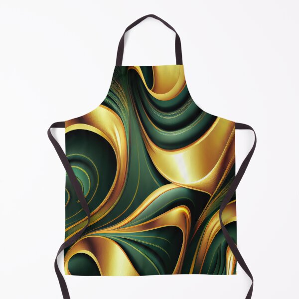 Item preview, Elegant Emerald: A Gold and Green Graphic Design designed and sold by HiArtify ❤️.