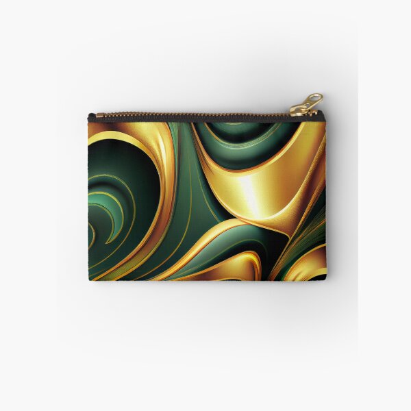 Item preview, Elegant Emerald: A Gold and Green Graphic Design designed and sold by HiArtify ❤️.