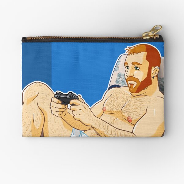 TOTO LIKES VIDEOGAMES Zipper Pouch