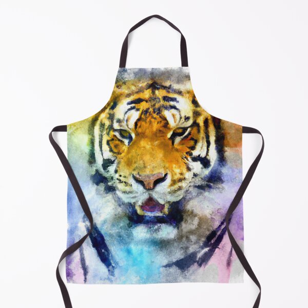 Item preview, Tiger Screen , Fear The Tiger , Watercolor Painting designed and sold by Color-Me-Blue.