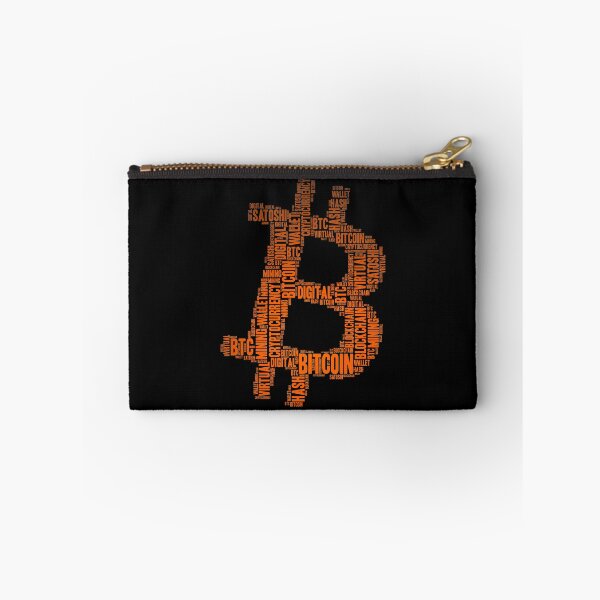 Item preview, Bitcoin Logo Typography designed and sold by goodspy.