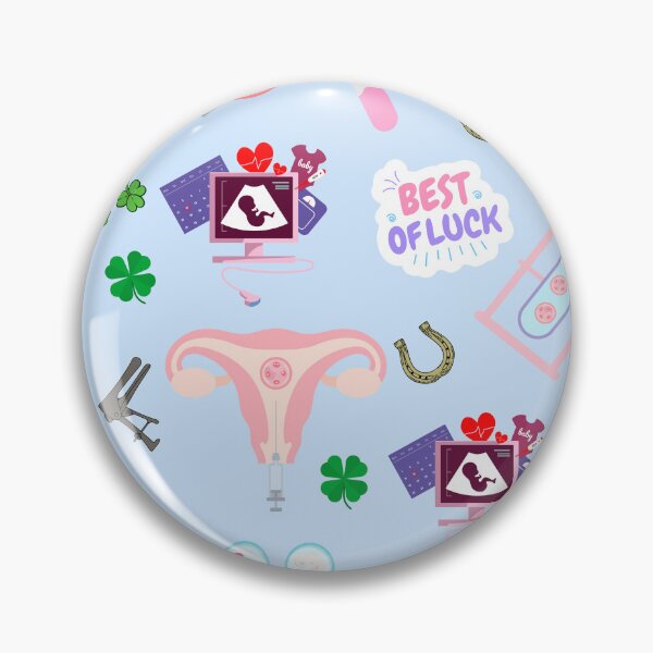 Item preview, Embryo transfer day for fertility treatment pattern designed and sold by Lady-Frost.