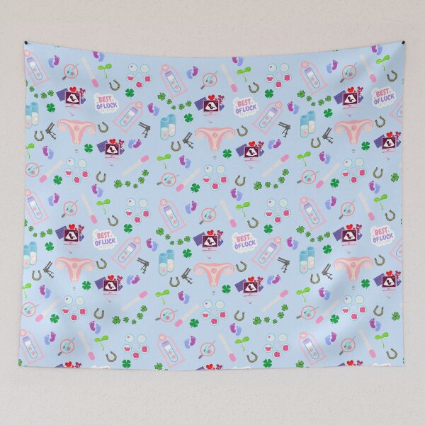 Item preview, Embryo transfer day for fertility treatment pattern designed and sold by Lady-Frost.