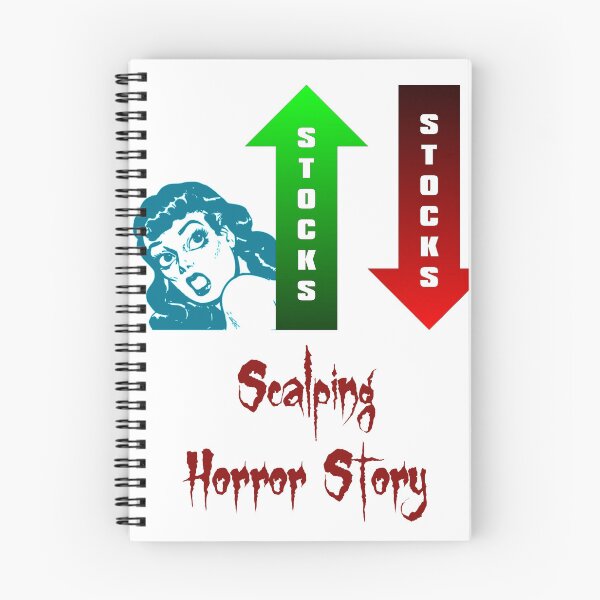 Item preview, Diseño FUD 'Scalping Horror Story': problemas de comercio de acciones y criptomonedas designed and sold by Ridiculam Toga.