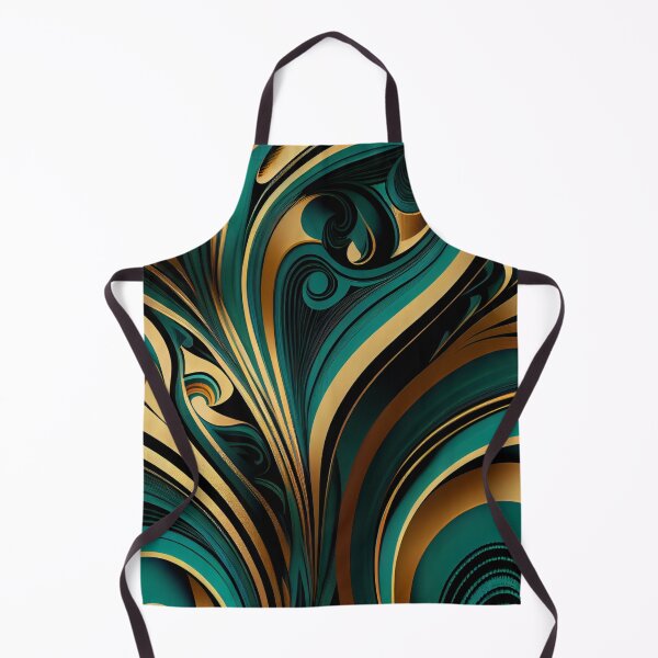 Item preview, Elegant Emerald: A Gold and Green Graphic Design designed and sold by HiArtify ❤️.