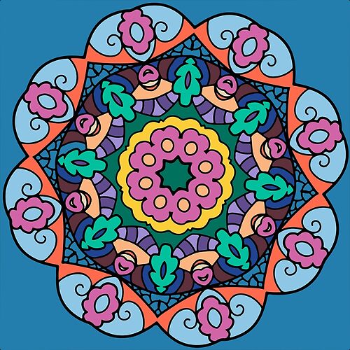 Pattern Mandalas 247 (Style:3)