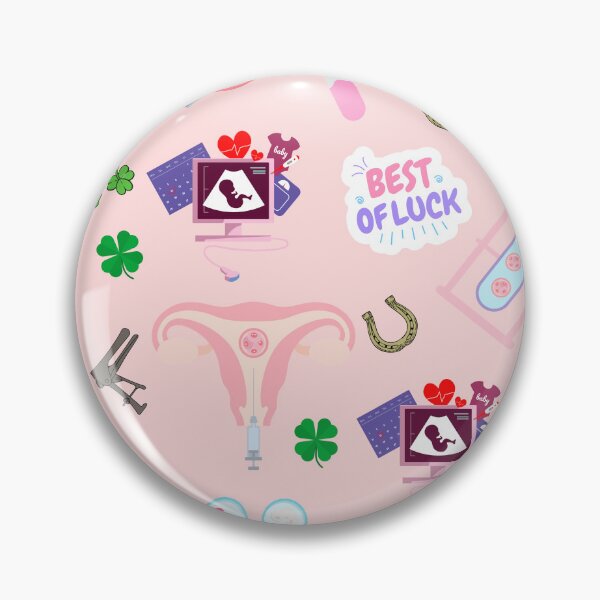 Item preview, Embryo transfer day for ivf fertility treatment pattern designed and sold by Lady-Frost.
