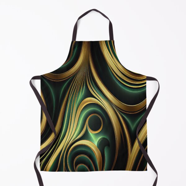 Item preview, Elegant Emerald: A Gold and Green Graphic Design designed and sold by HiArtify ❤️.