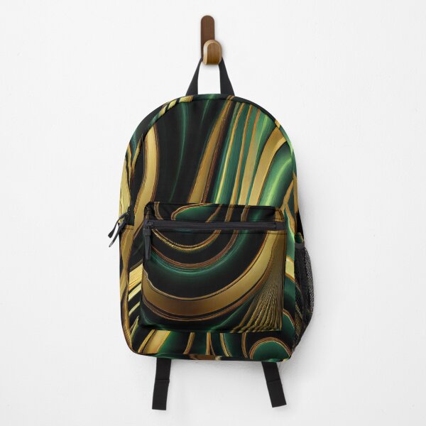 Item preview, Elegant Emerald: A Gold and Green Graphic Design designed and sold by HiArtify ❤️.