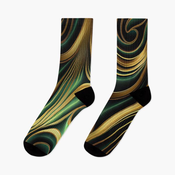 Item preview, Elegant Emerald: A Gold and Green Graphic Design designed and sold by HiArtify ❤️.