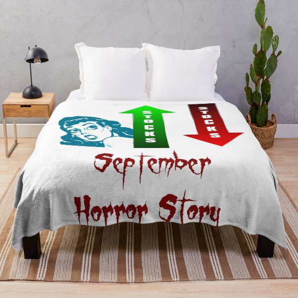Item preview, 'September Horror Story' FUD Design - Stock and Crypto Trading Problems designed and sold by Ridiculam Toga.