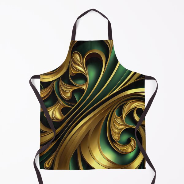 Item preview, Elegant Emerald: A Gold and Green Graphic Design designed and sold by HiArtify ❤️.