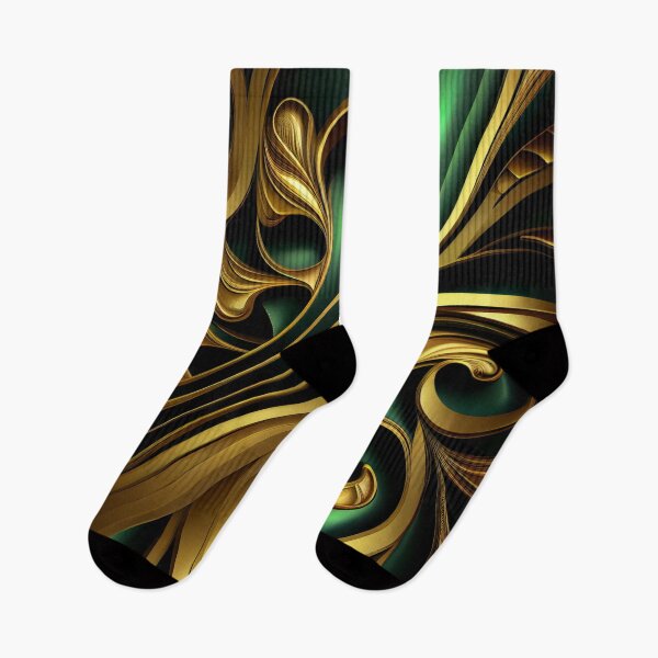 Item preview, Elegant Emerald: A Gold and Green Graphic Design designed and sold by HiArtify ❤️.