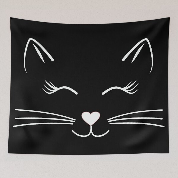Item preview, Kitty Cat Face White designed and sold by Jacqueleigh.