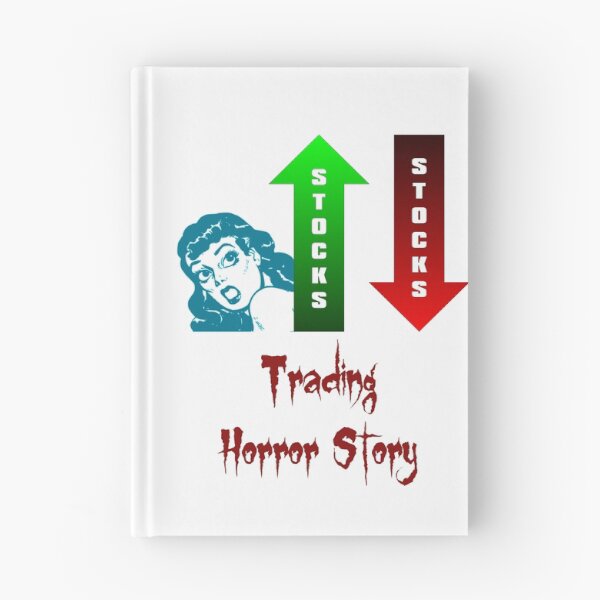 Item preview, 'Trading Horror Story' FUD Design - Stock and Crypto Trading Problems designed and sold by Ridiculam Toga.