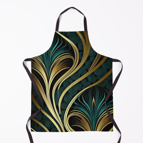 Item preview, Elegant Emerald: A Gold and Green Graphic Design designed and sold by HiArtify ❤️.