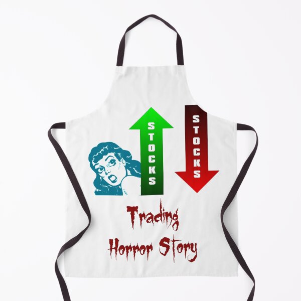 Item preview, 'Trading Horror Story' FUD Design - Stock and Crypto Trading Problems designed and sold by Ridiculam Toga.